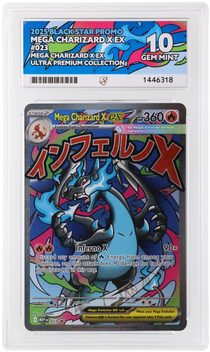 Mega Charizard X ex - ACE 10 (Front)