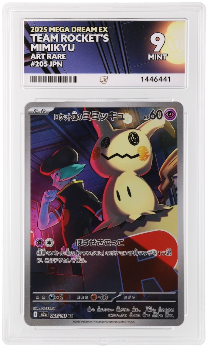 Team Rocket's Mimikyu - ACE 9 (Front)