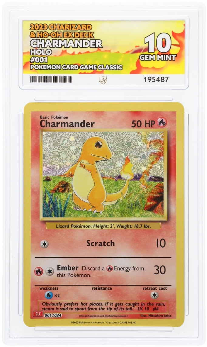 ACE 10 - Charmander - 001/034 - Charizard & Ho-Oh ex Deck - Pokemon