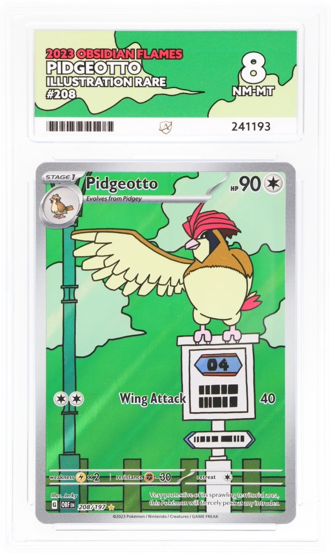 ACE 8 - Pidgeotto - 208/197 - Obsidian Flames - Pokemon
