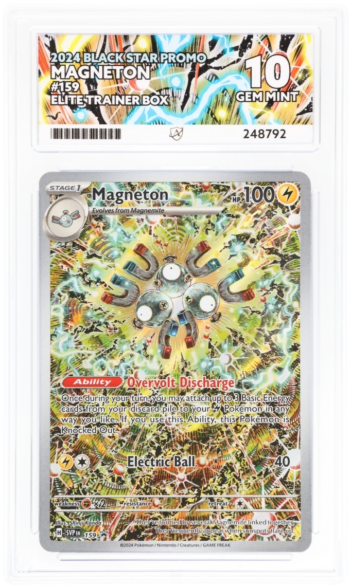 ACE 10 - Magneton - 159 - Black Star Promo - Pokemon - Elite Trainer Box