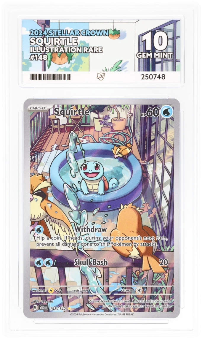 ACE 10 - Squirtle - 148/142 - Stellar Crown - Pokemon