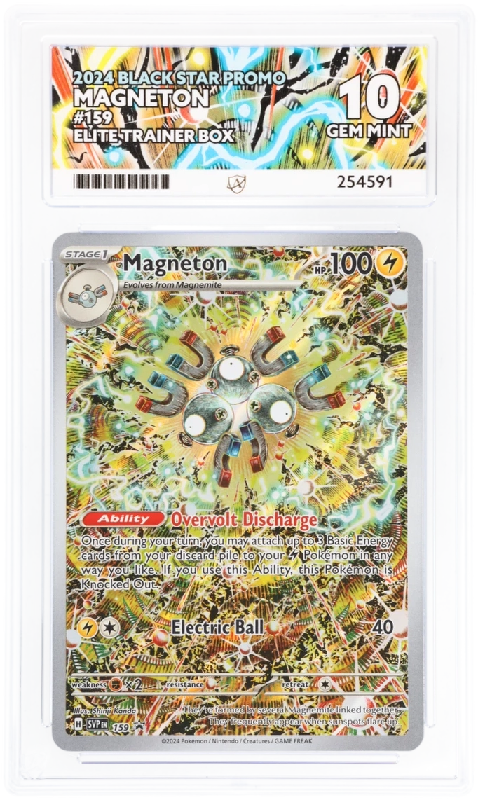 ACE 10 - Magneton - 159 - Black Star Promo - Pokemon - Elite Trainer Box