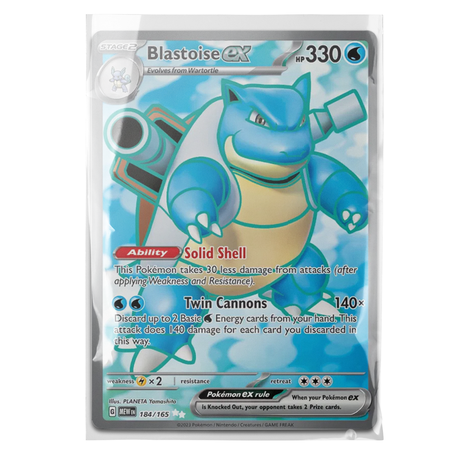 MEW 184 Blastoise ex
