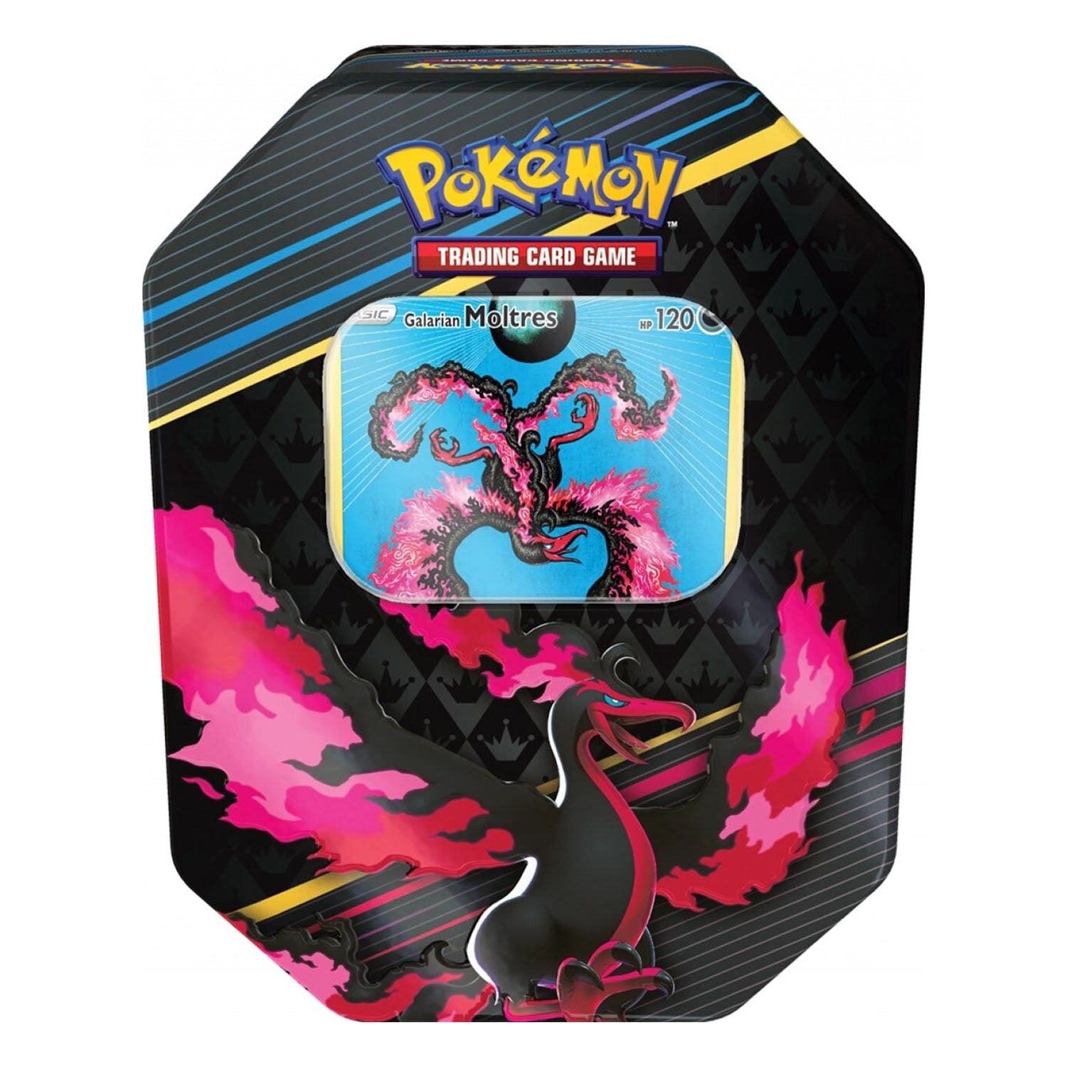 Crown Zenith Tin (Galarian Moltres)