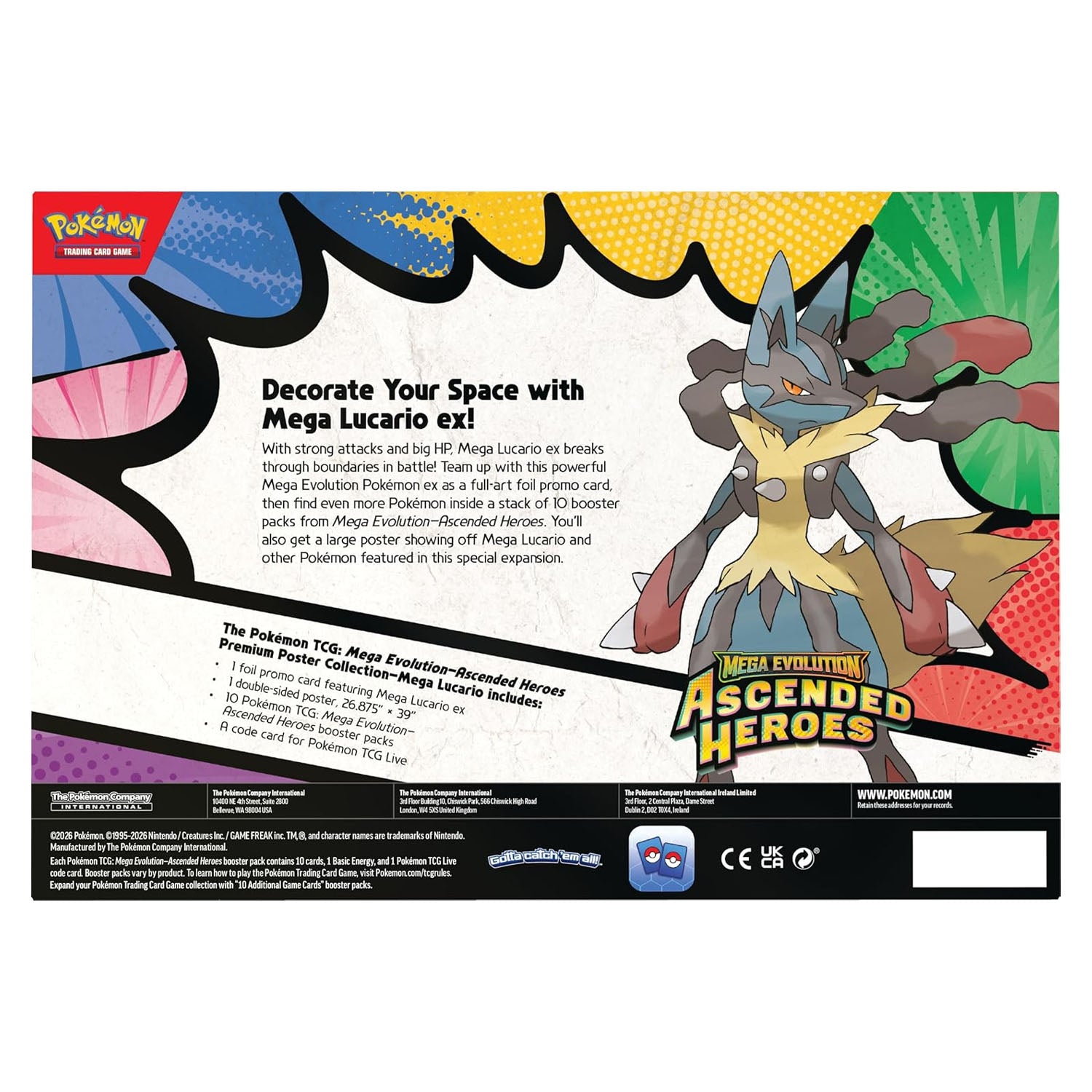 Ascended Heroes Poster Collection (Lucario)
