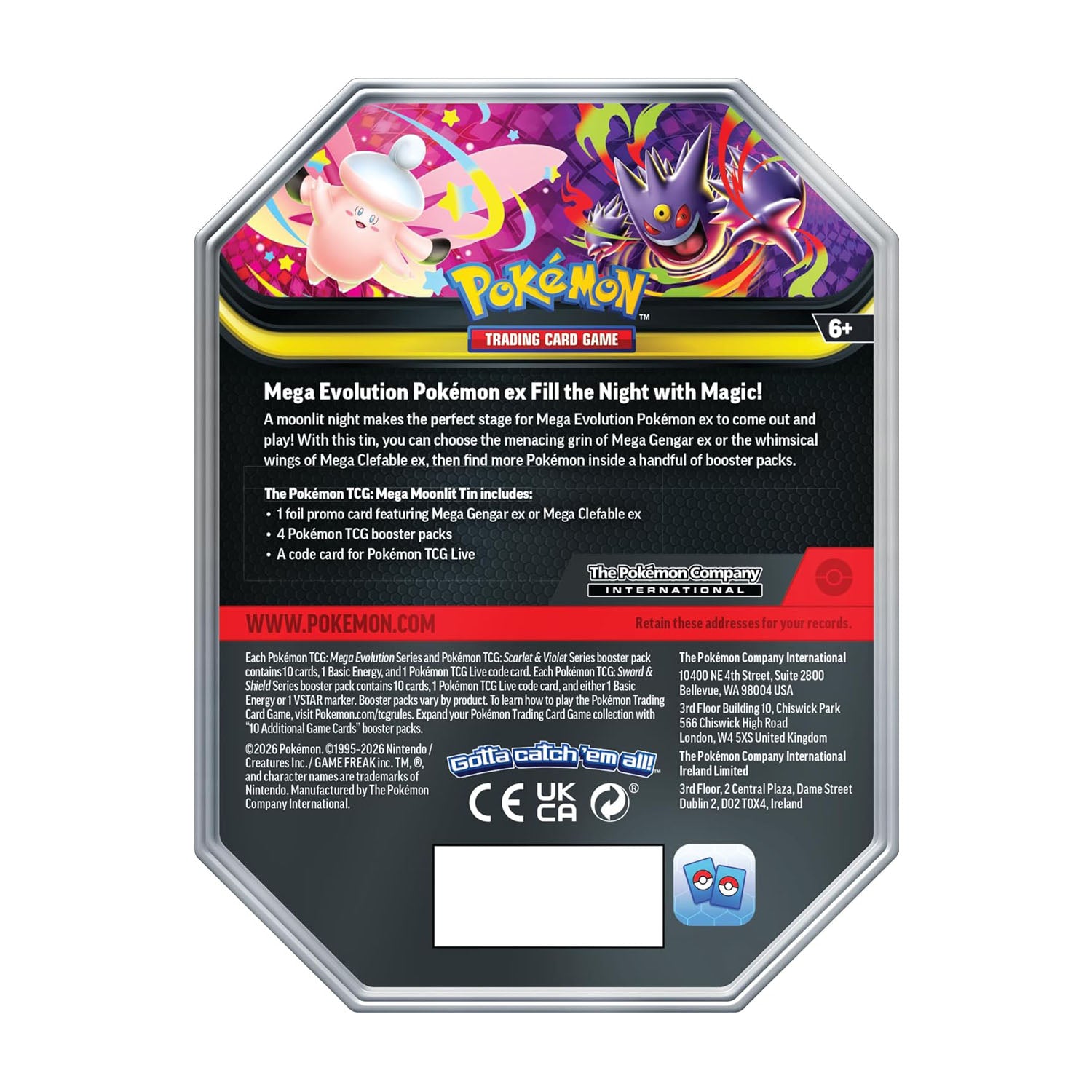 Mega Moonlit Tin (Mega Gengar ex)