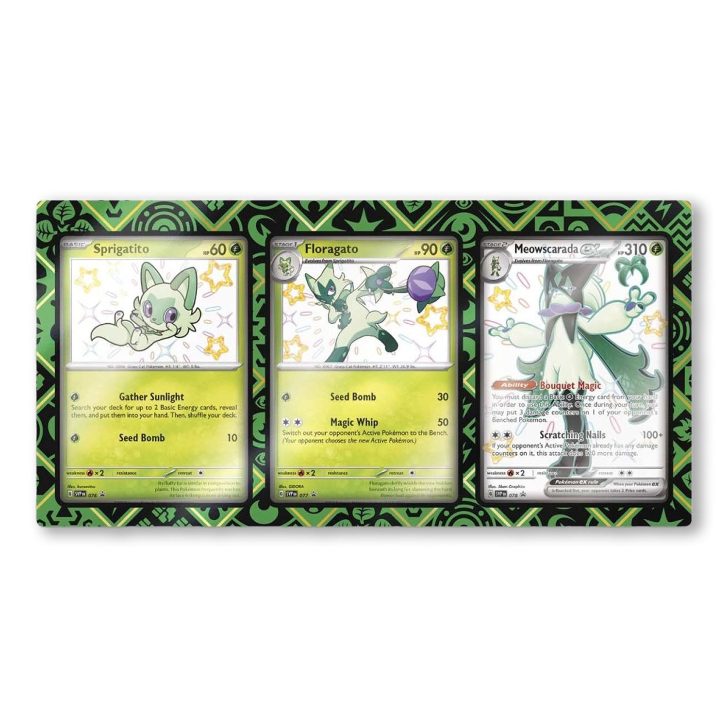 Paldean Fates Meowscarada ex Premium Collection