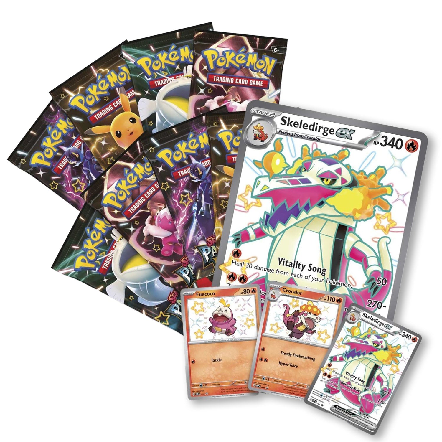 Paldean Fates Skeledirge ex Premium Collection