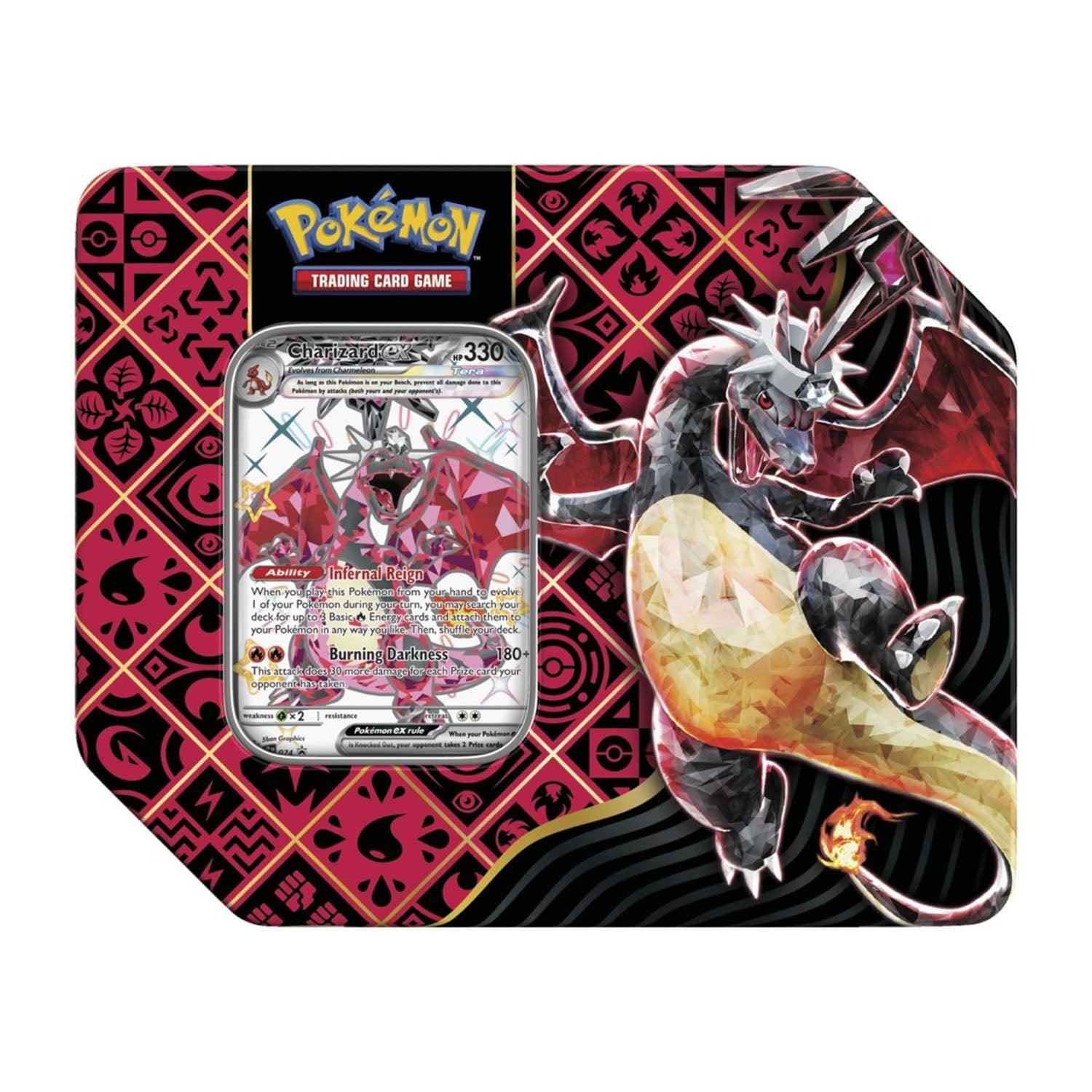 Paldean Fates Tin (Shiny Charizard ex)