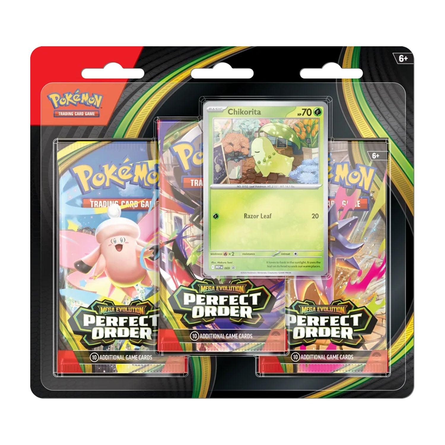 Perfect Order Triple Blister (Chikorita)