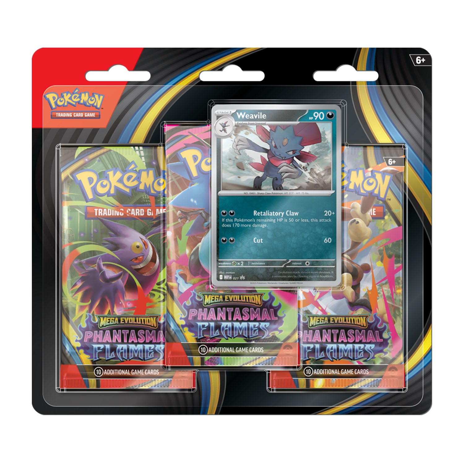 Phantasmal Flames Triple Blister (Weavile)