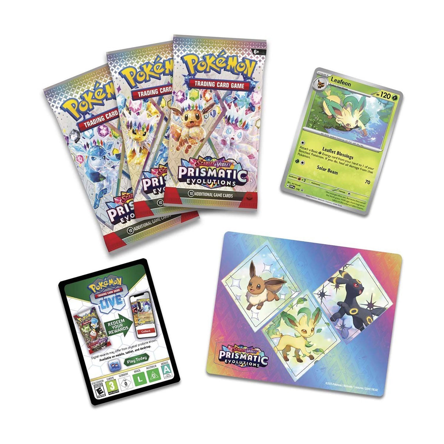 Prismatic Evolutions Tech Sticker (Leafeon)