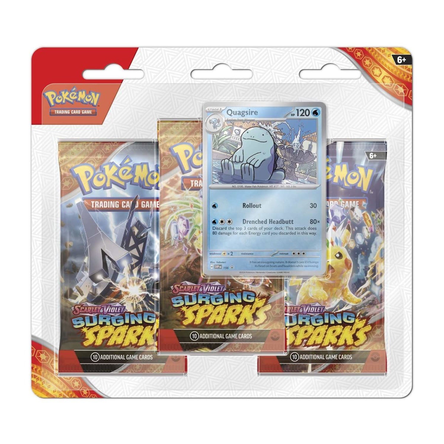 Surging Sparks Triple Blister (Quagsire)