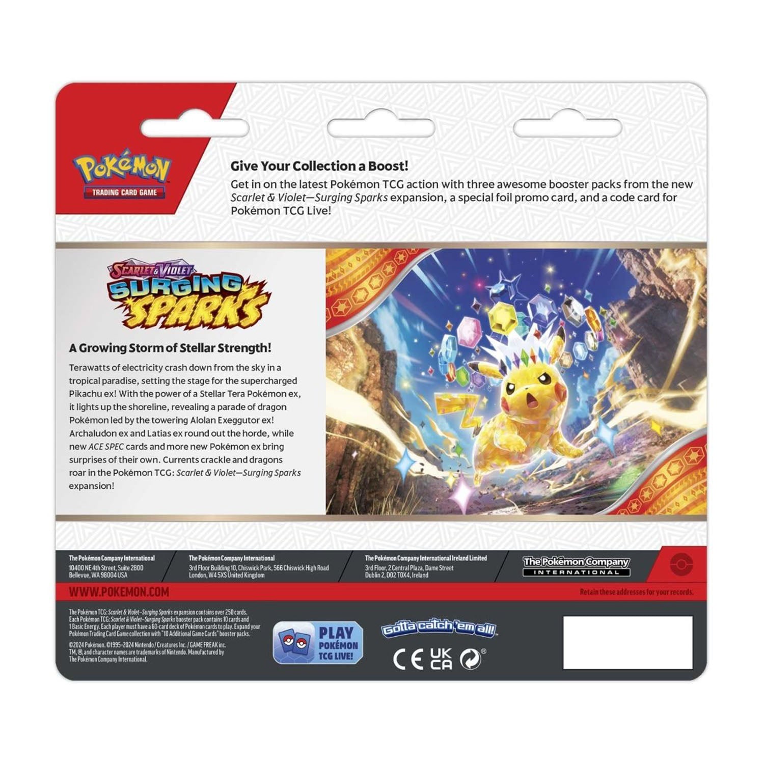 Surging Sparks Triple Blister (Quagsire)