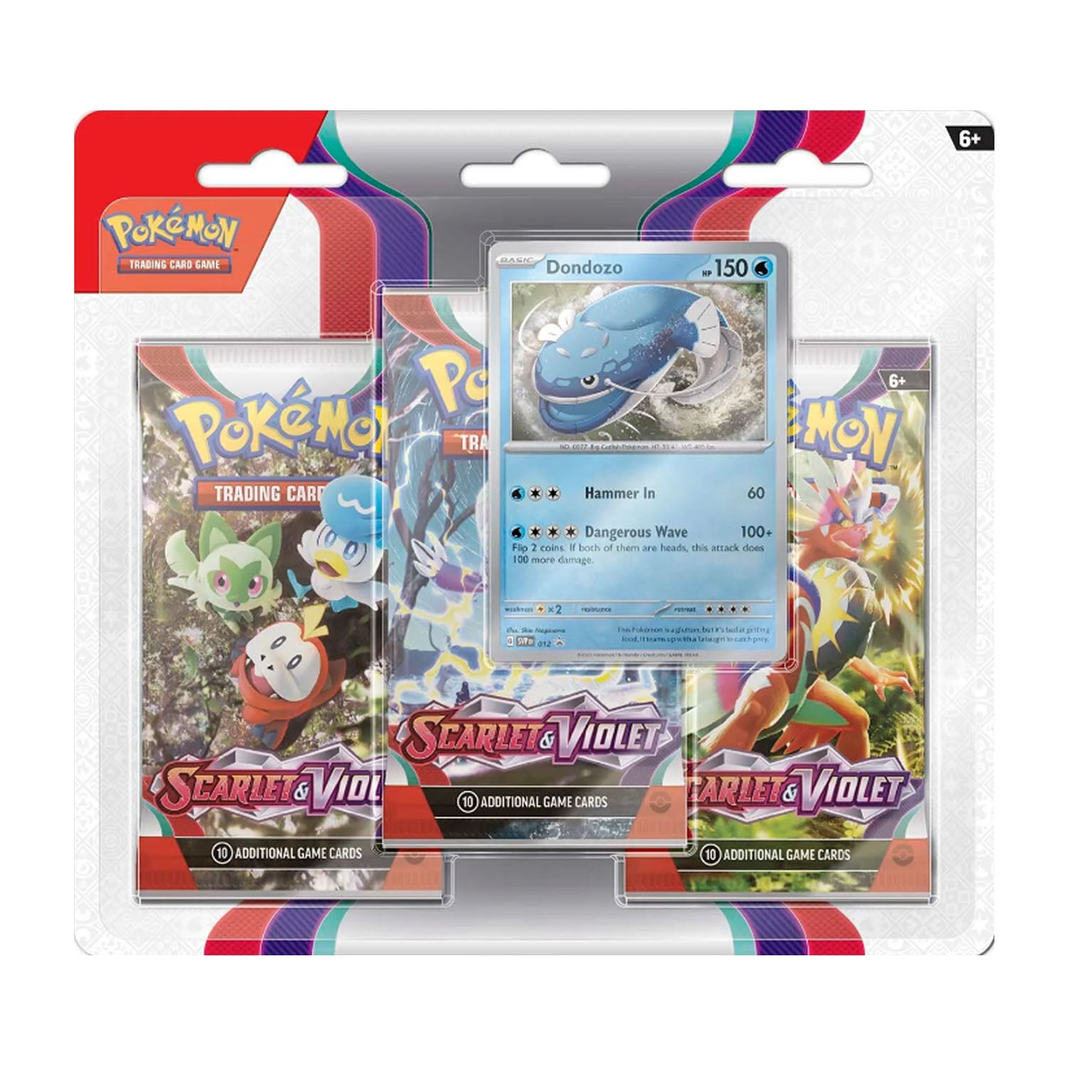 Scarlet & Violet Triple Blister (Dondozo)