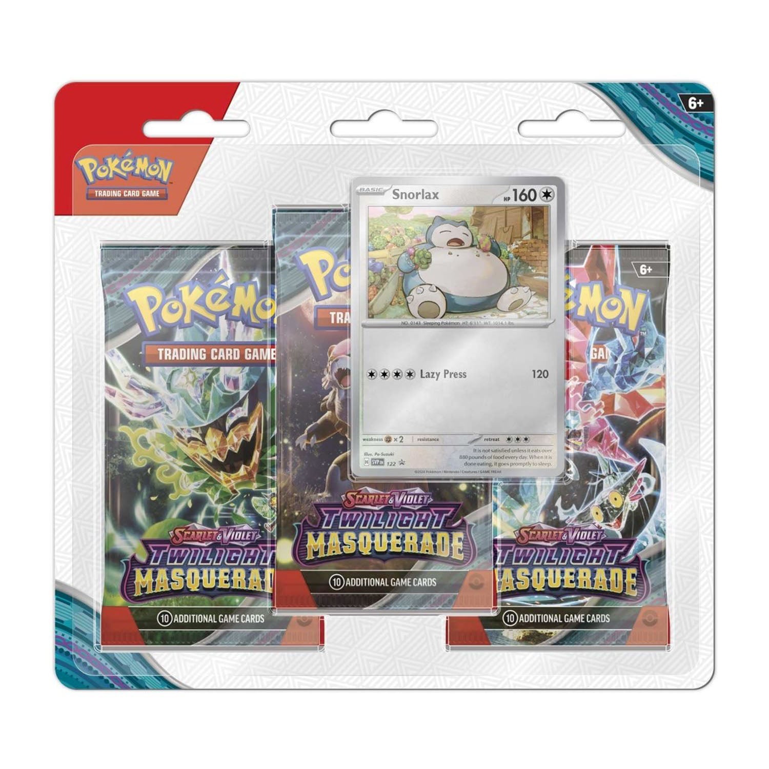 Twilight Masquerade Triple Blister (Snorlax)