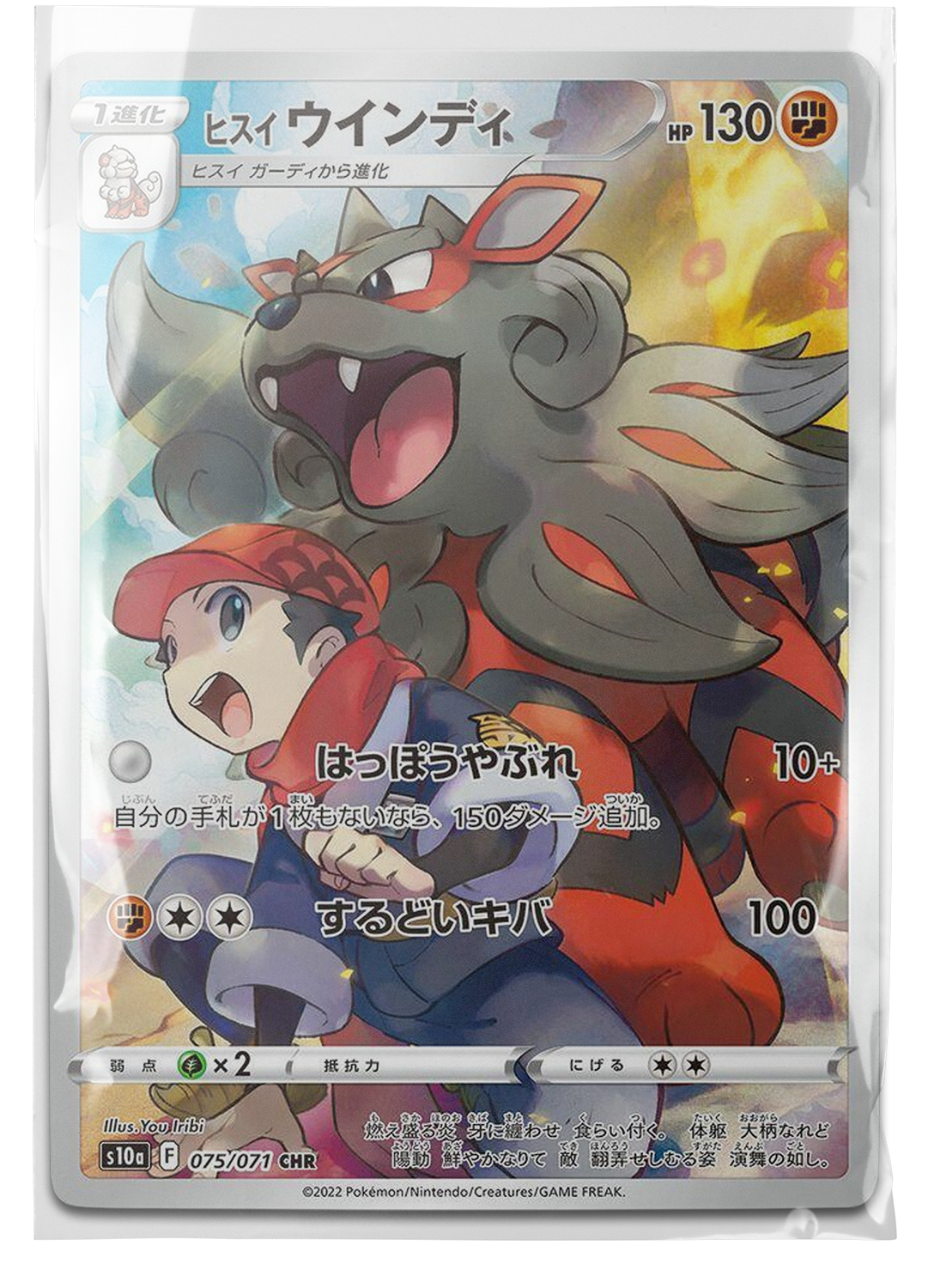 s10a 075 Hisuian Arcanine