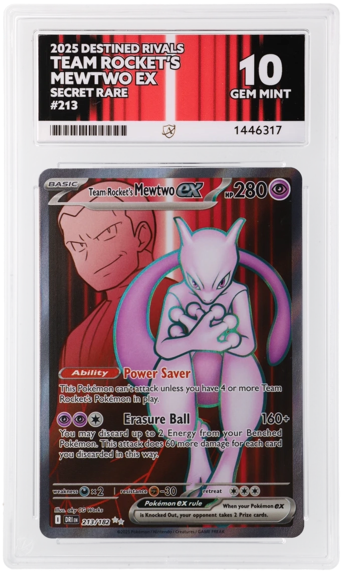 Team Rocket's Mewtwo ex - ACE 10   (Front)