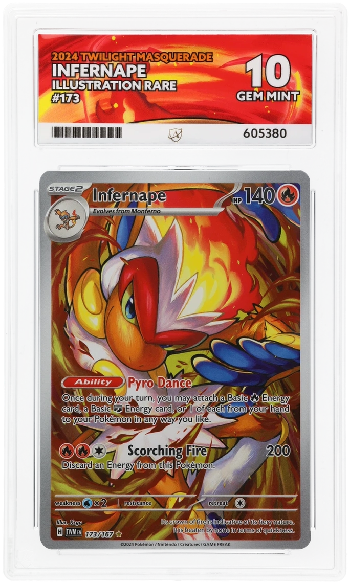 ACE 10 - Infernape - 173/167 - Twilight Masquerade - Pokemon