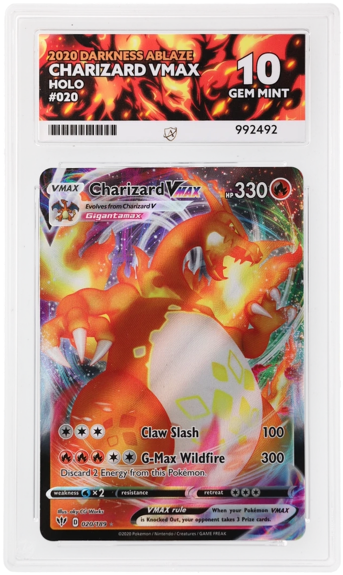 ACE 10 - Charizard VMAX - 020/189 - Darkness Ablaze - Pokemon