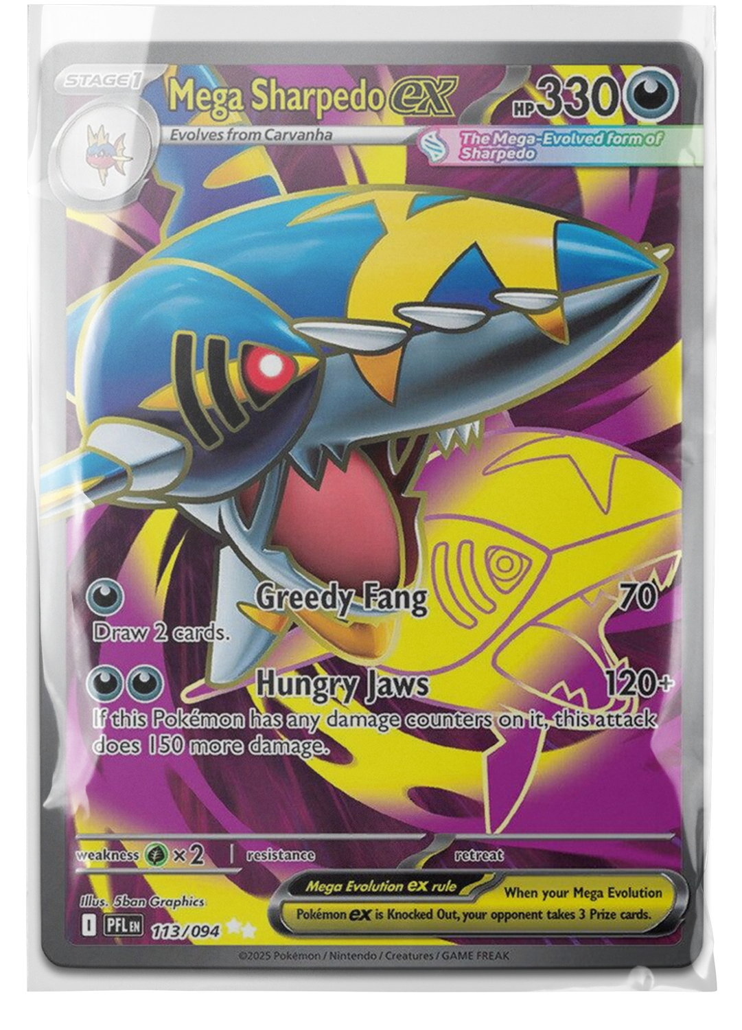 PFL 113 Mega Sharpedo ex