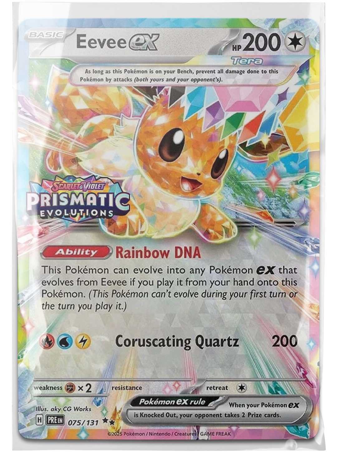 PRE 075 Eevee ex (Stamped)