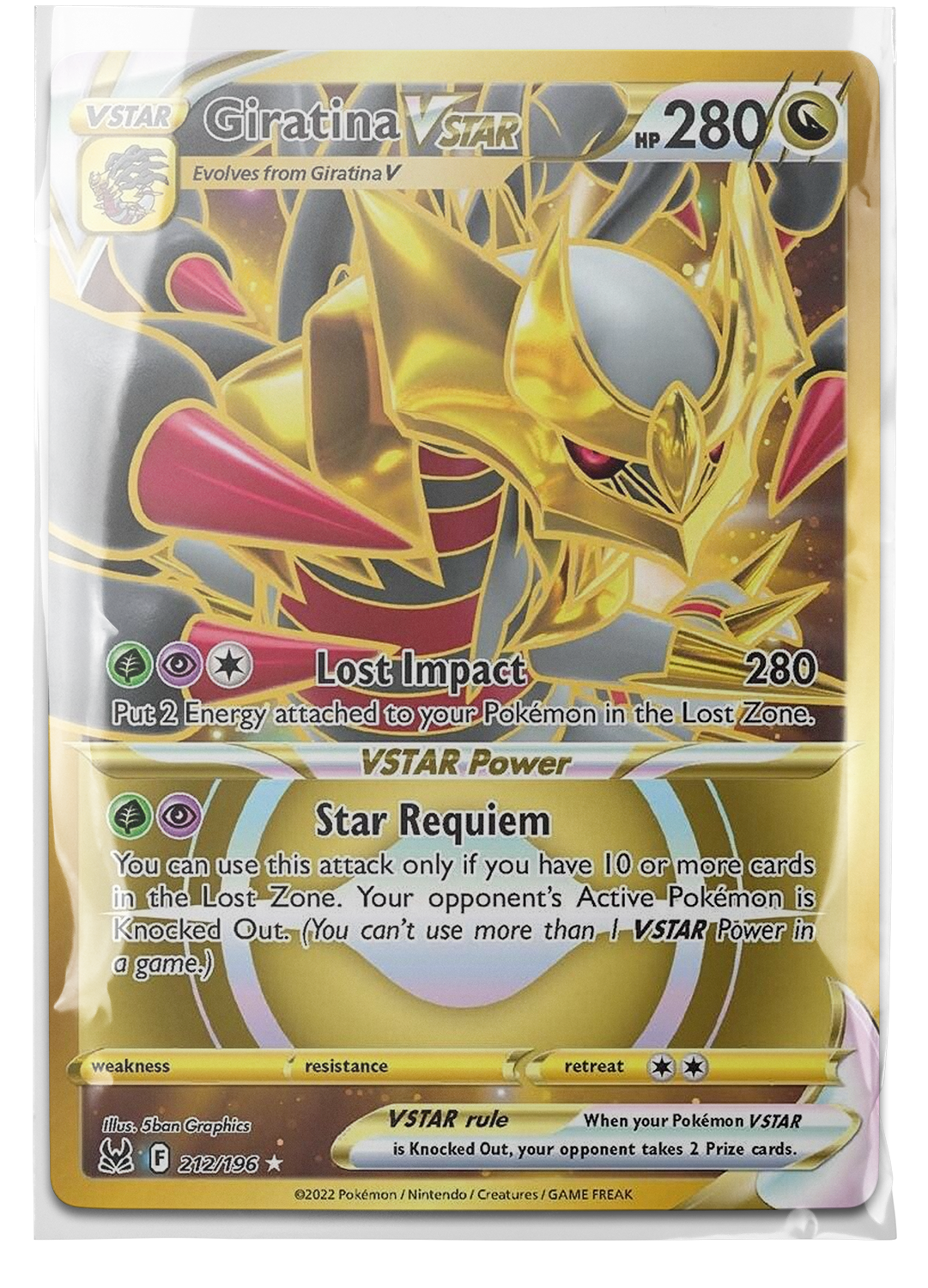 SWSH11 212 Giratina VSTAR