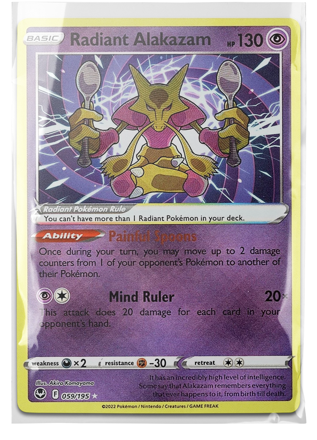 SWSH12 059 Radiant Alakazam