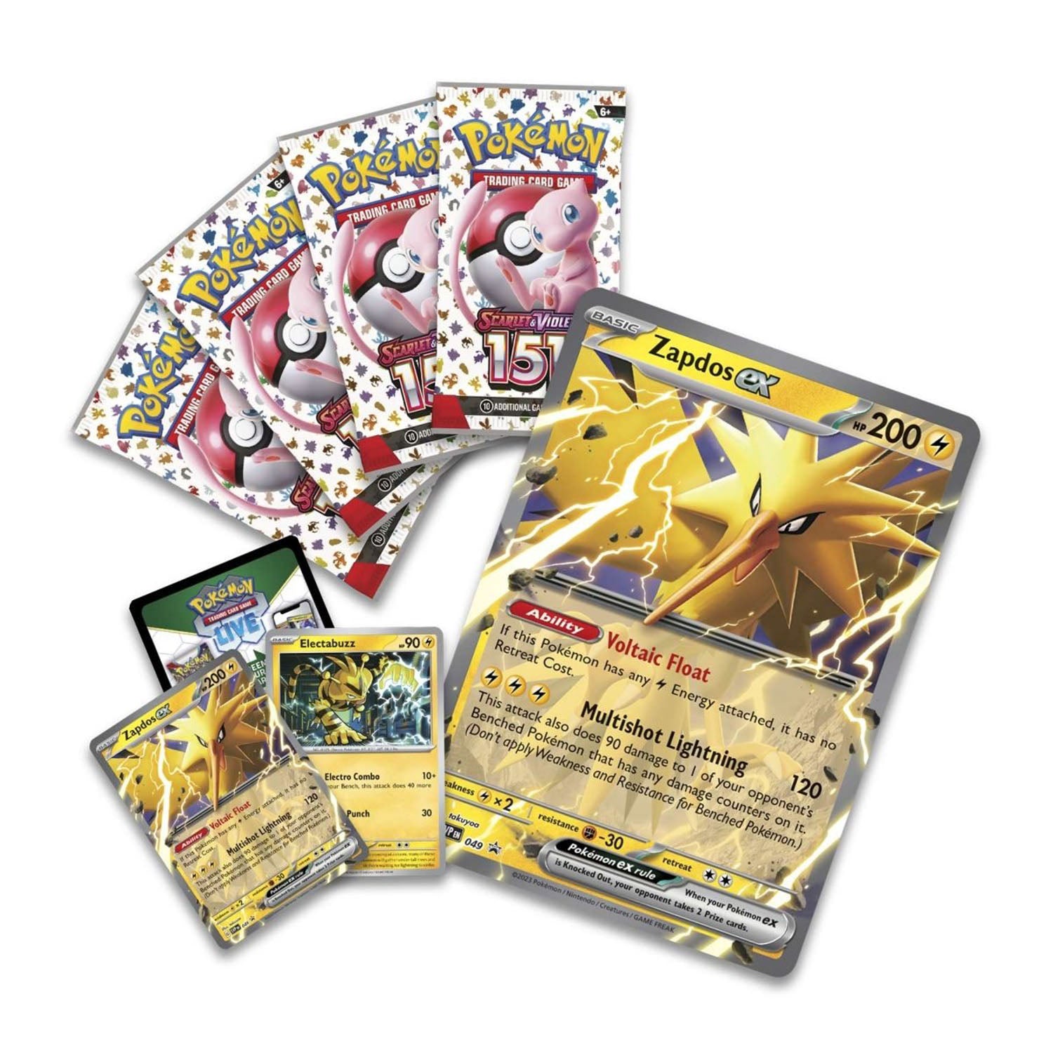 Scarlet & Violet 151 Zapdos Collection