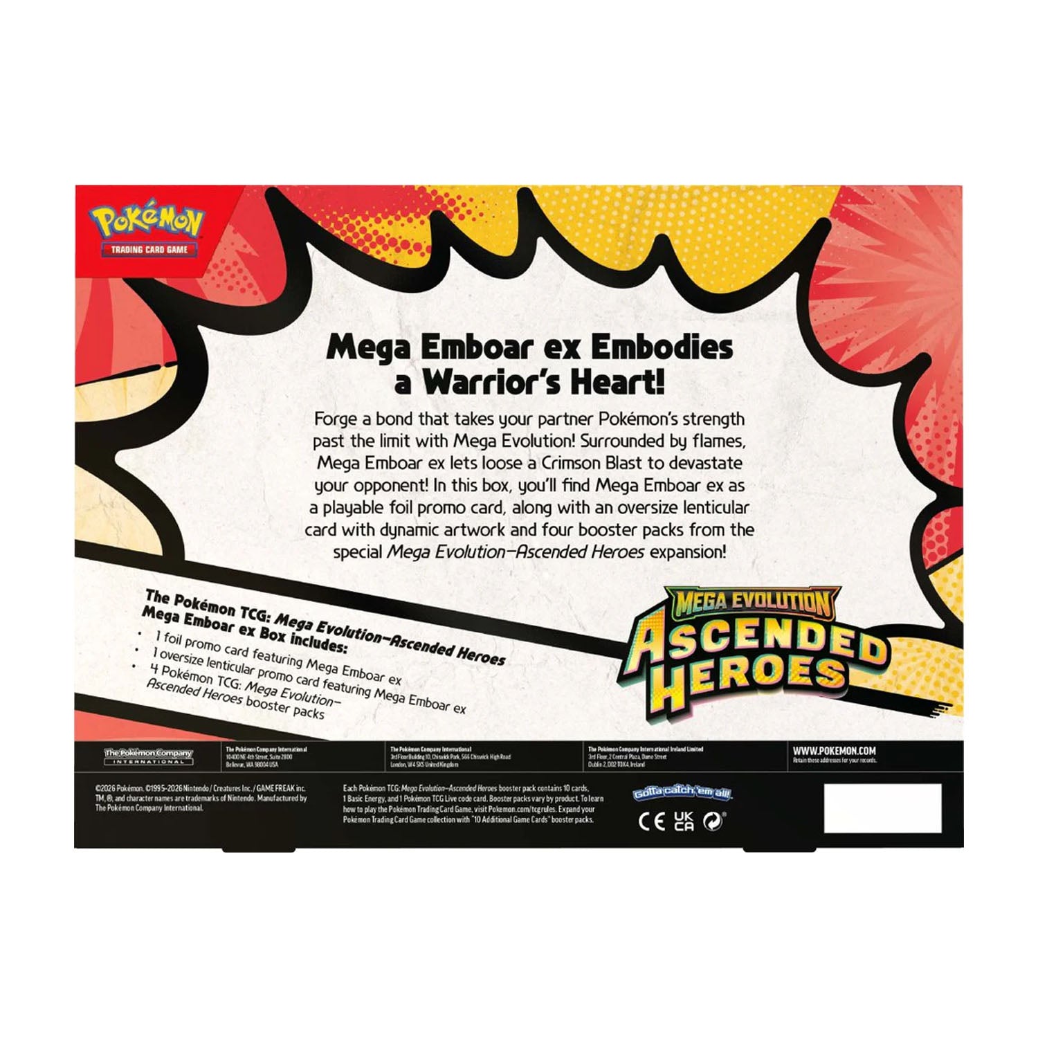 Ascended Heroes Mega Emboar ex Collection