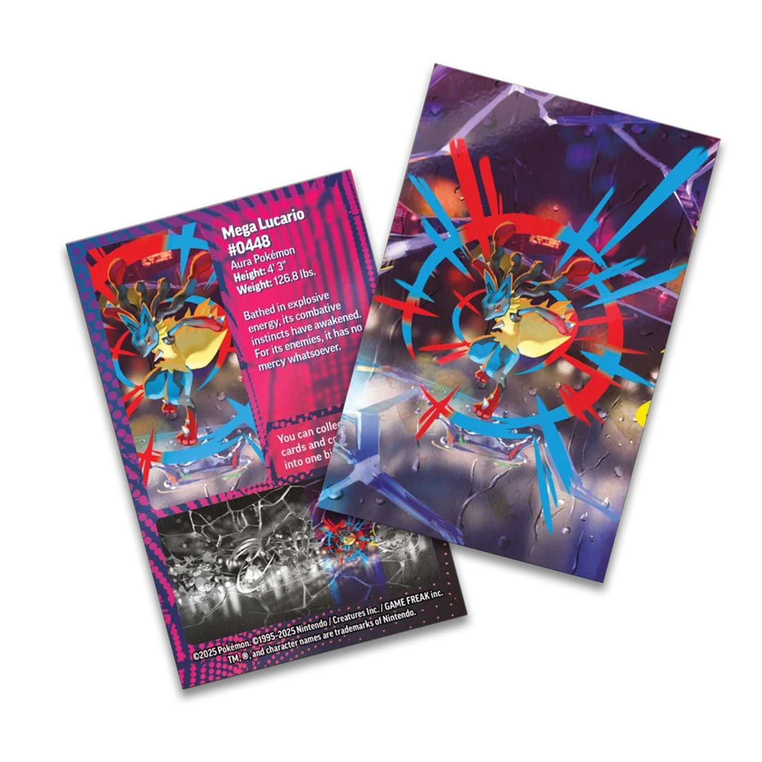 Mega Heroes Mini Tin (Mega Lucario)