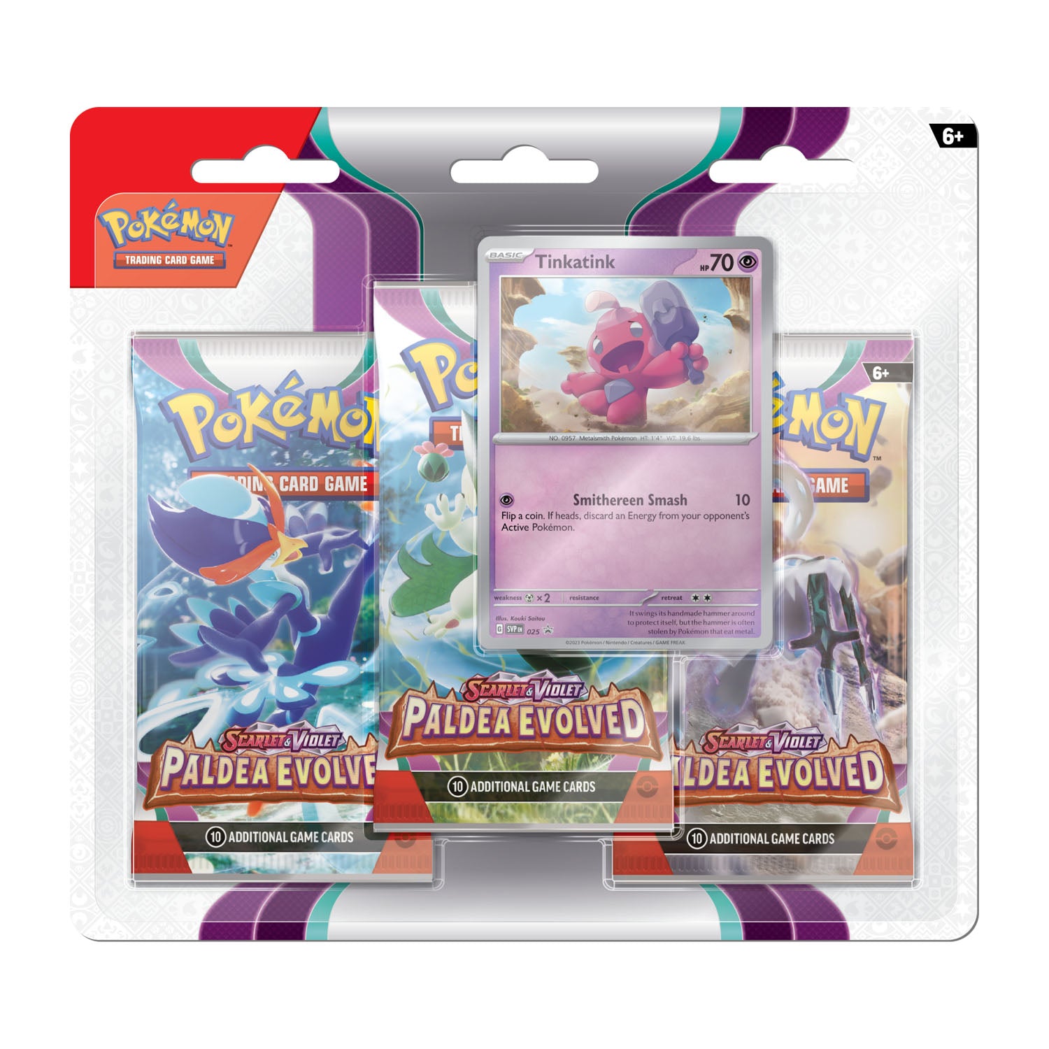 Paldea Evolved Triple Blister (Tinkatink)