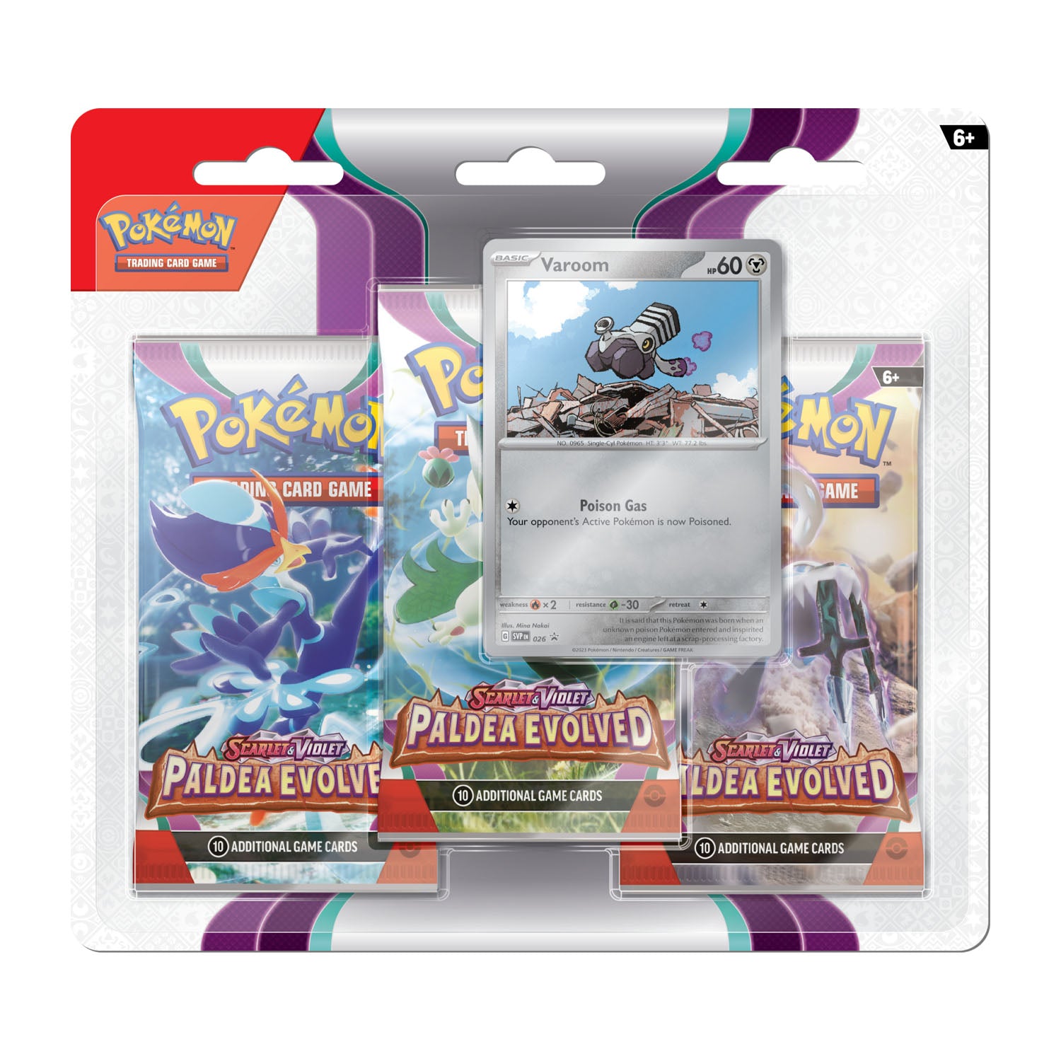 Paldea Evolved Triple Blister (Varoom)