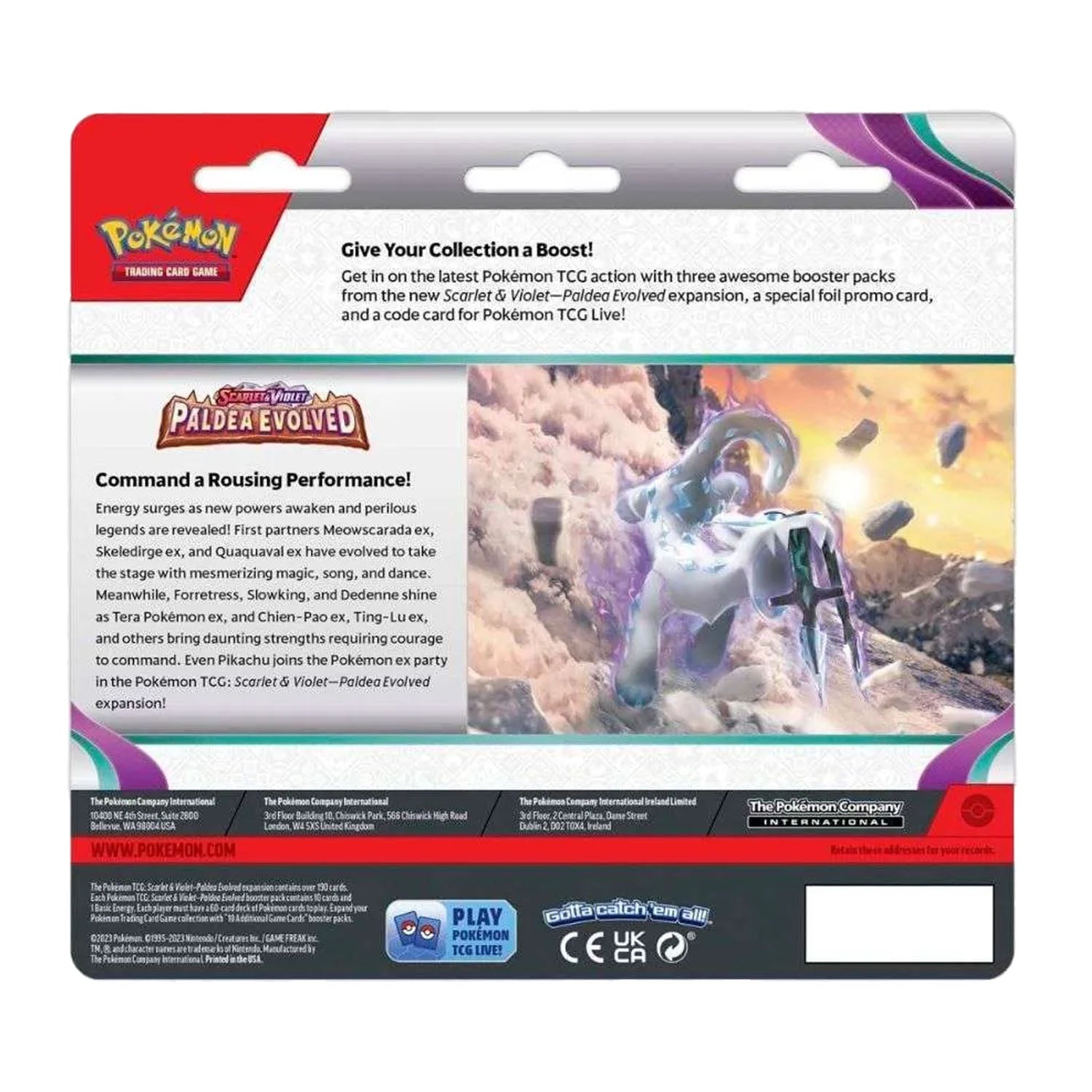 Paldea Evolved Triple Blister (Varoom)