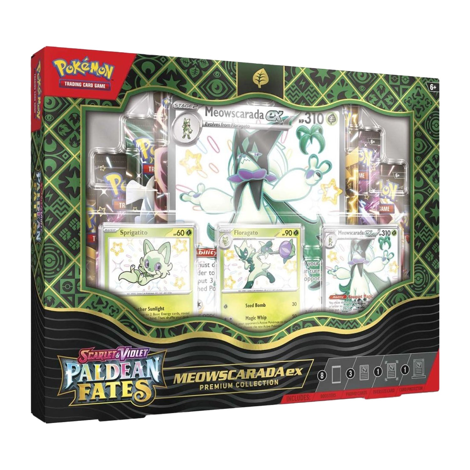 Paldean Fates Meowscarada ex Premium Collection