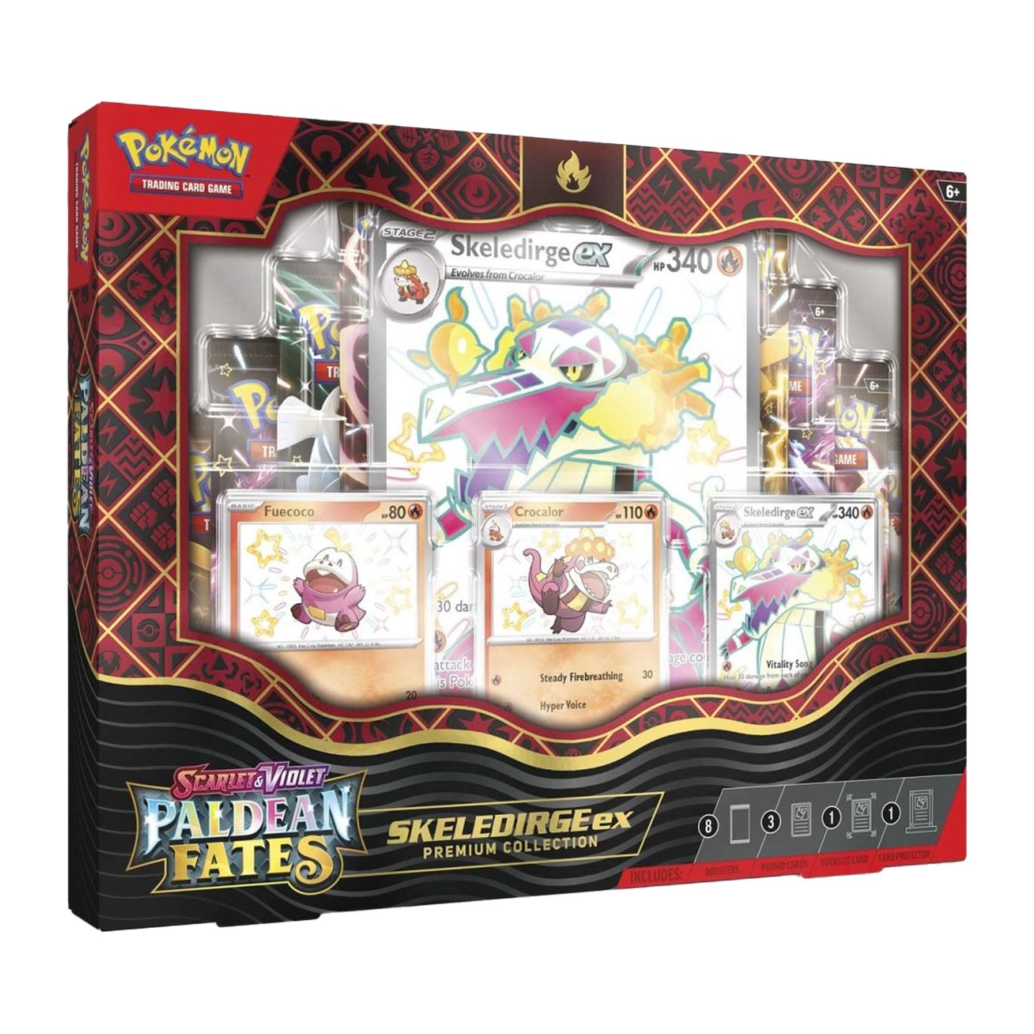 Paldean Fates Skeledirge ex Premium Collection