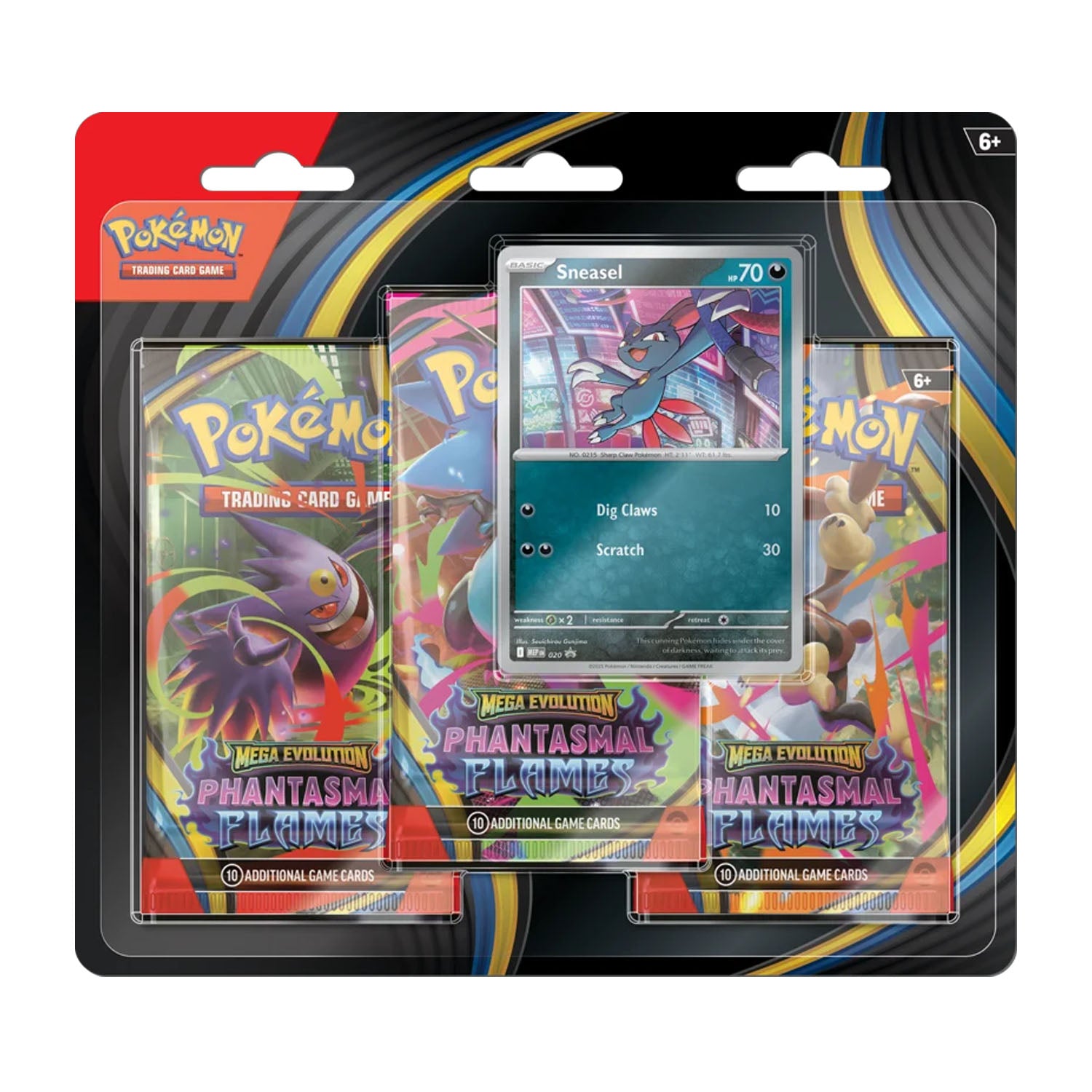 Phantasmal Flames Triple Blister (Sneasel)