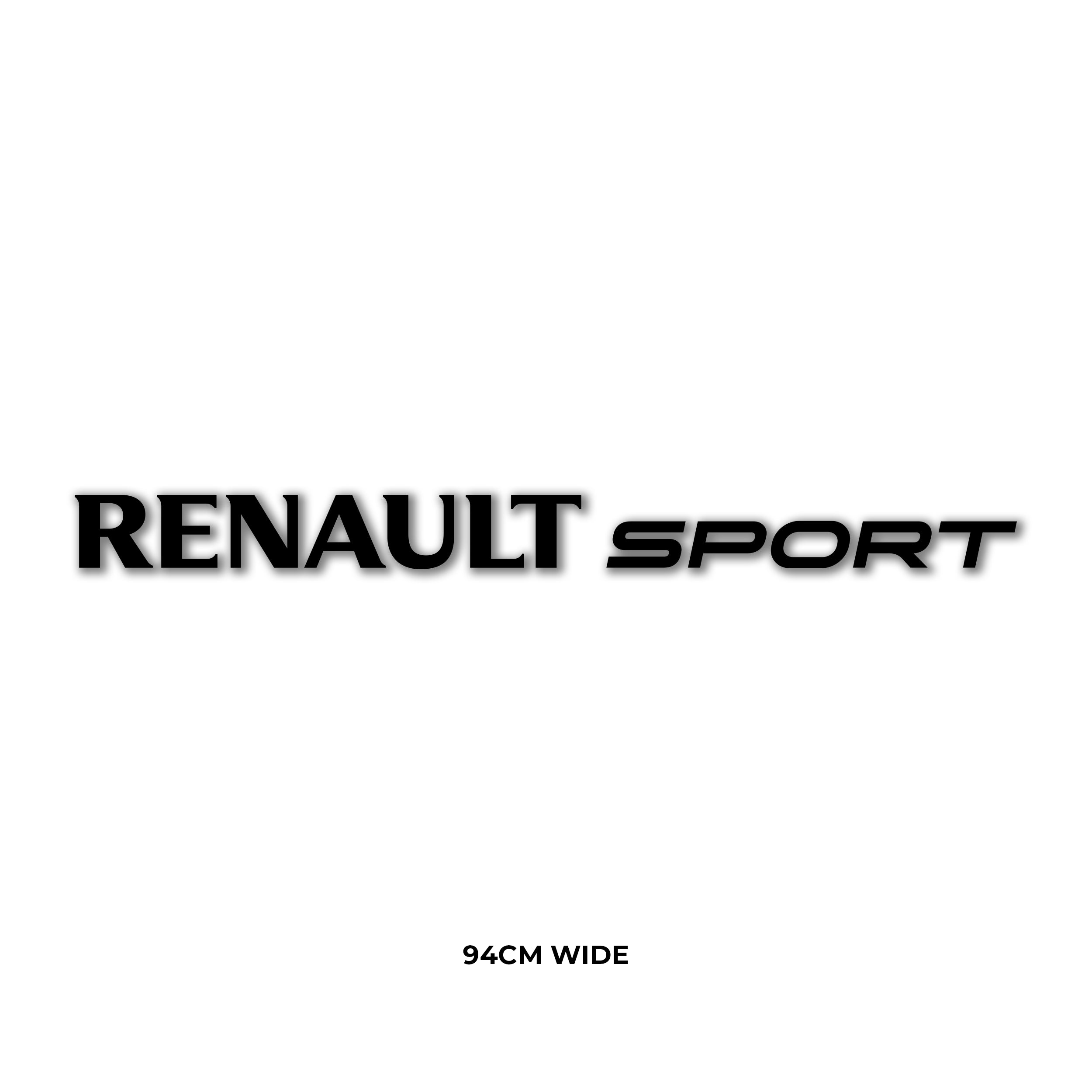 Renault Sport Sun Strip - Replacement Text